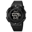 SKMEI 2010 Multifunctional Men 50M Waterproof Luminous Digital Wrist Watch(Black) - free shipping - PMC TechLife - Order now!