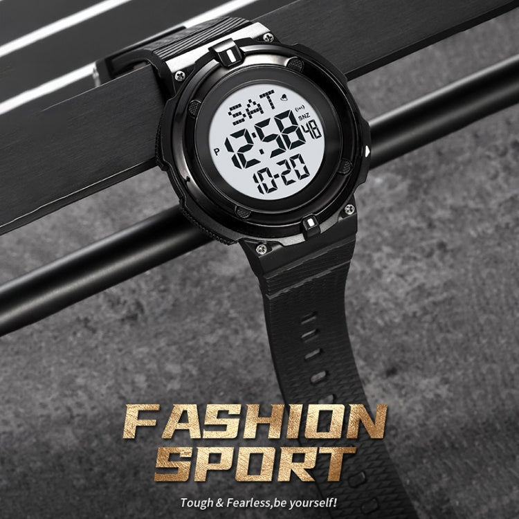 SKMEI 2010 Multifunctional Men 50M Water-resistant Luminous Digital Wrist Watch(Dark Blue)