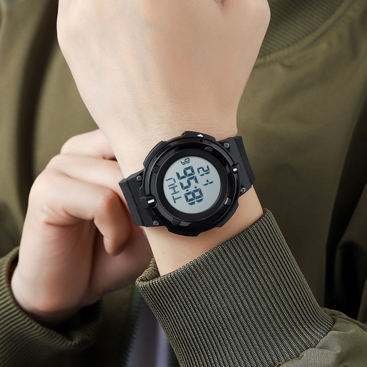 SKMEI 2010 Multifunctional Men 50M Water-resistant Luminous Digital Wrist Watch(Dark Blue)