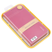 For iPhone 16 GEBEI Top-grain Horizontal Flip Leather Phone Case(Rose Red)
