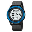 SKMEI 2047 Multifunctional Men 50M Waterproof Sports Digital Wrist Watch(Blue+White) - free shipping - PMC TechLife - Order now!