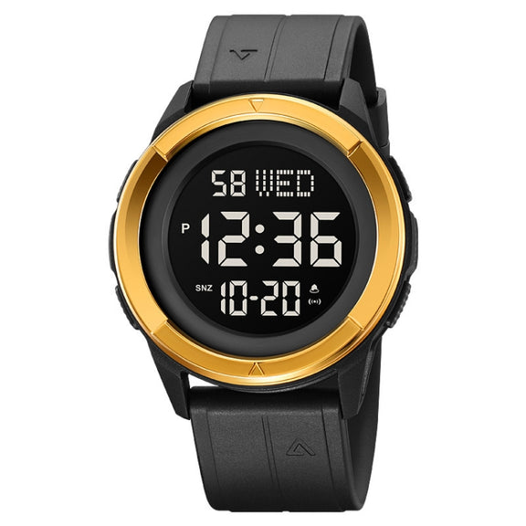 SKMEI 2047 Multifunctional Men 50M Water-resistant Sports Digital Wrist Watch(Gold+Black)