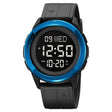 SKMEI 2047 Multifunctional Men 50M Waterproof Sports Digital Wrist Watch(Blue+Black) - free shipping - PMC TechLife - Order now!