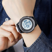 SKMEI 2047 Multifunctional Men 50M Water-resistant Sports Digital Wrist Watch(Black)