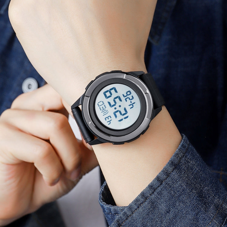 SKMEI 2047 Multifunctional Men 50M Waterproof Sports Digital Wrist Watch(Blue+Black) - free shipping - PMC TechLife - Order now!