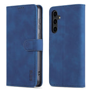 For Samsung Galaxy S24 5G AZNS Skin Feel Calf Texture Flip Leather Phone Case(Blue)