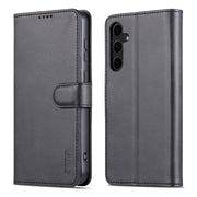For Samsung Galaxy S24 5G AZNS Skin Feel Calf Texture Flip Leather Phone Case(Black)