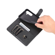 For Samsung Galaxy S24+ 5G AZNS Skin Feel Calf Texture Flip Leather Phone Case(Black)