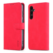 For Samsung Galaxy S24+ 5G AZNS Skin Feel Calf Texture Flip Leather Phone Case(Red)
