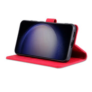 For Samsung Galaxy S24+ 5G AZNS Skin Feel Calf Texture Flip Leather Phone Case(Red)