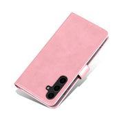 For Samsung Galaxy S24+ 5G AZNS Skin Feel Calf Texture Flip Leather Phone Case(Rose Gold)