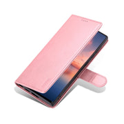 For Samsung Galaxy S24 Ultra 5G AZNS Skin Feel Calf Texture Flip Leather Phone Case(Rose Gold)