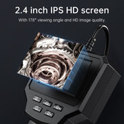128AV 8mm Lenses Industrial Pipeline Endoscope with 2.4 inch Screen, Spec:1m Tube