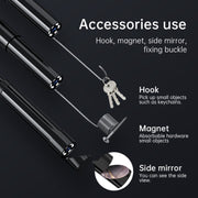 128AV 8mm Lenses Industrial Pipeline Endoscope with 2.4 inch Screen, Spec:1m Tube