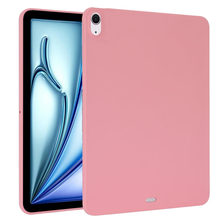 For iPad Air 11 2024 Oil Spray Skin-friendly TPU Tablet Case(Pink) - iPad Air 11 2024 Cases by PMC TechLife | Online Shopping South Africa | PMC TechLife | Buy Now Pay Later Mobicred