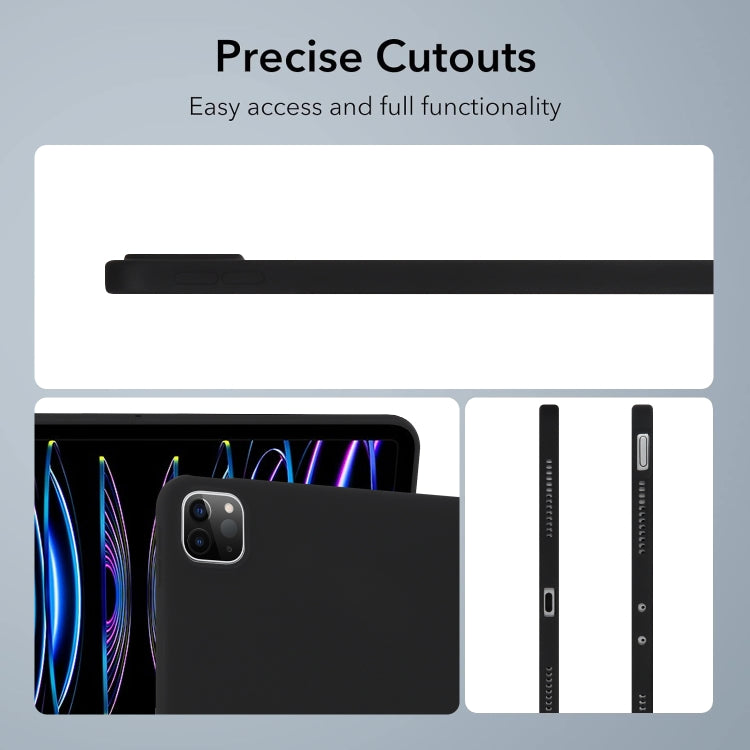 For iPad Air 11 2024 / 2025 Oil Spray Skin-friendly TPU Tablet Case(Black) - iPad Air 11 2025 / 2024 Cases by PMC TechLife | Online Shopping South Africa | PMC TechLife | Buy Now Pay Later Mobicred