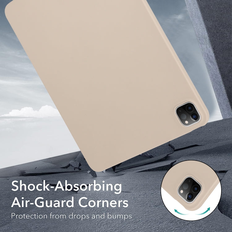 For iPad Air 11 2024 / 2025 Oil Spray Skin-friendly TPU Tablet Case(Milk White) - iPad Air 11 2025 / 2024 Cases by PMC TechLife | Online Shopping South Africa | PMC TechLife | Buy Now Pay Later Mobicred