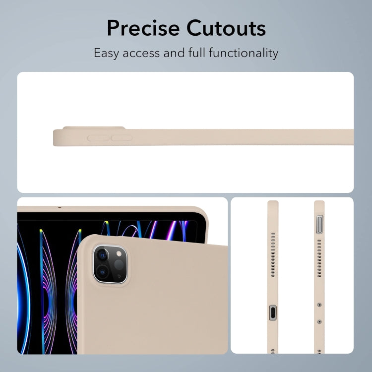 For iPad Air 11 2024 / 2025 Oil Spray Skin-friendly TPU Tablet Case(Milk White) - iPad Air 11 2025 / 2024 Cases by PMC TechLife | Online Shopping South Africa | PMC TechLife | Buy Now Pay Later Mobicred