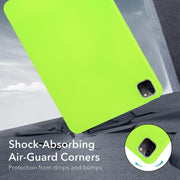 For iPad Air 11 2024 / 2025 Oil Spray Skin-friendly TPU Tablet Case(Fluorescent Green)