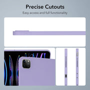 For iPad Air 11 2024 / 2025 Oil Spray Skin-friendly TPU Tablet Case(Purple)