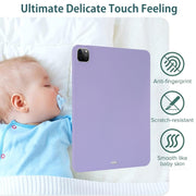 For iPad Air 11 2024 / 2025 Oil Spray Skin-friendly TPU Tablet Case(Purple)