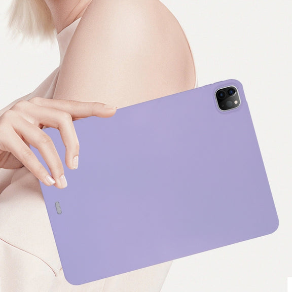 For iPad Air 11 2024 / 2025 Oil Spray Skin-friendly TPU Tablet Case(Purple)