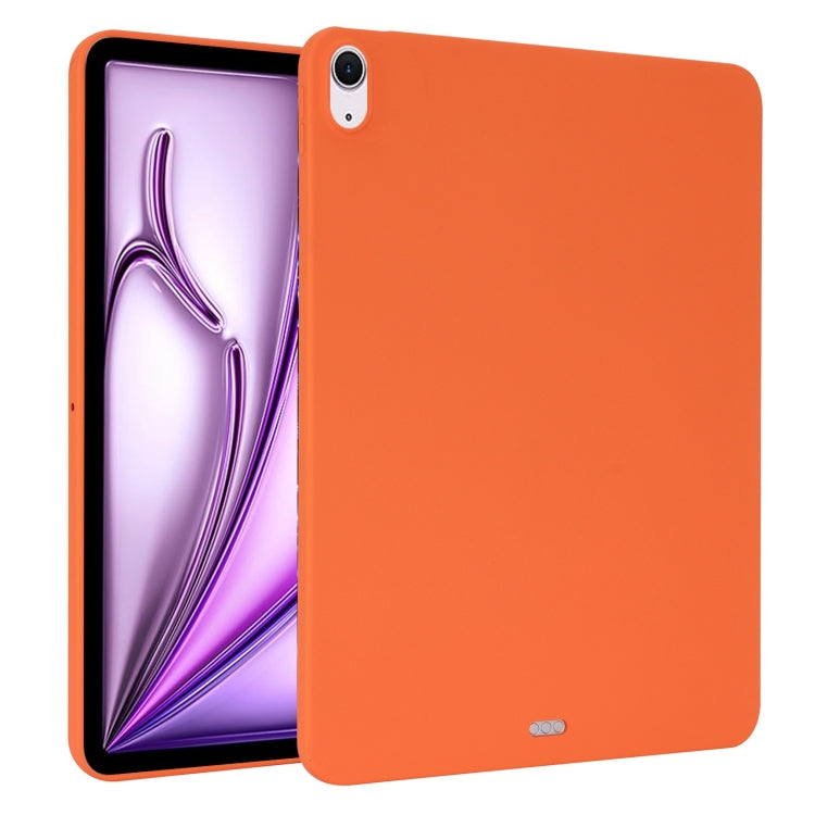For iPad Air 13 2024 Oil Spray Skin-friendly TPU Tablet Case(Orange) - iPad Air 13 2024 Cases by PMC TechLife | Online Shopping South Africa | PMC TechLife | Buy Now Pay Later Mobicred