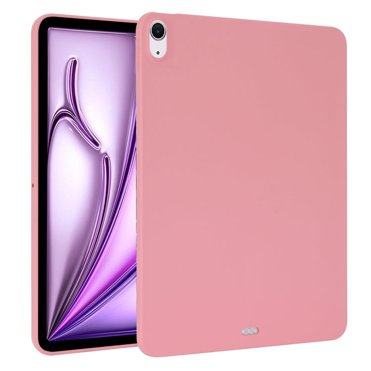 For iPad Air 13 2024 Oil Spray Skin-friendly TPU Tablet Case(Pink) - iPad Air 13 2024 Cases by PMC TechLife | Online Shopping South Africa | PMC TechLife | Buy Now Pay Later Mobicred