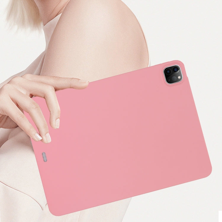 For iPad Air 13 2024 Oil Spray Skin-friendly TPU Tablet Case(Pink) - iPad Air 13 2024 Cases by PMC TechLife | Online Shopping South Africa | PMC TechLife | Buy Now Pay Later Mobicred
