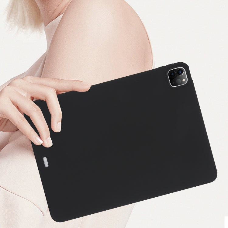 For iPad Air 13 2024 / Air 13 2025 Oil Spray Skin-friendly TPU Tablet Case(Black) - iPad Air 13 2025 / 2024 Cases by PMC TechLife | Online Shopping South Africa | PMC TechLife | Buy Now Pay Later Mobicred