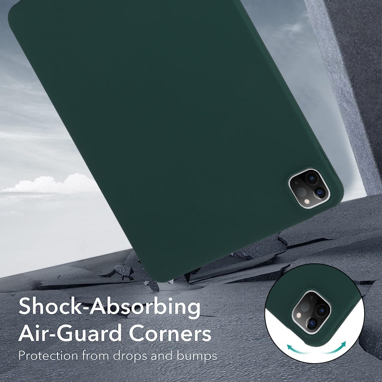 For iPad Air 13 2024 Oil Spray Skin-friendly TPU Tablet Case(Deep Green) - iPad Air 13 2024 Cases by PMC TechLife | Online Shopping South Africa | PMC TechLife | Buy Now Pay Later Mobicred
