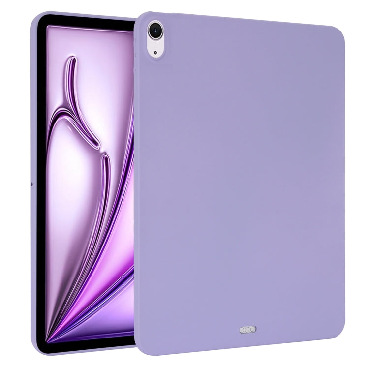 For iPad Air 13 2024 / Air 13 2025 Oil Spray Skin-friendly TPU Tablet Case(Purple) - iPad Air 13 2025 / 2024 Cases by PMC TechLife | Online Shopping South Africa | PMC TechLife | Buy Now Pay Later Mobicred