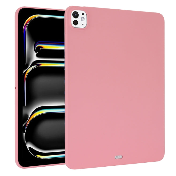 For iPad Pro 11 2024 Oil Spray Skin-friendly TPU Tablet Case(Pink) - iPad Pro 11 2024 Cases by PMC TechLife | Online Shopping South Africa | PMC TechLife | Buy Now Pay Later Mobicred