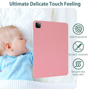 For iPad Pro 11 2024 Oil Spray Skin-friendly TPU Tablet Case(Pink)