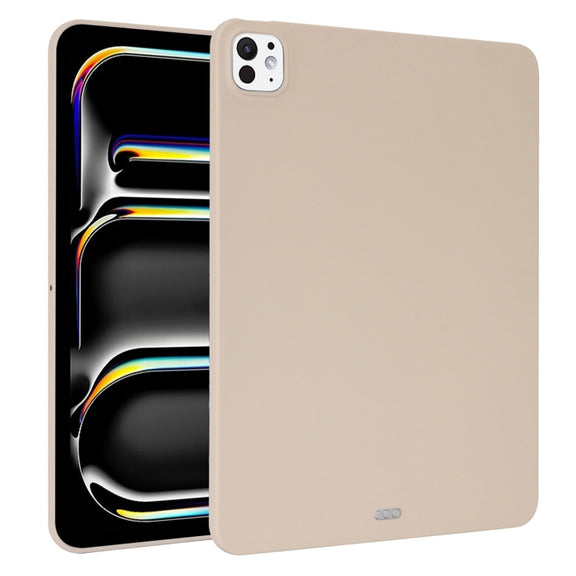 For iPad Pro 11 2024 Oil Spray Skin-friendly TPU Tablet Case(Milk White)