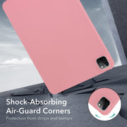 For iPad Pro 13 2024 Oil Spray Skin-friendly TPU Tablet Case(Pink)
