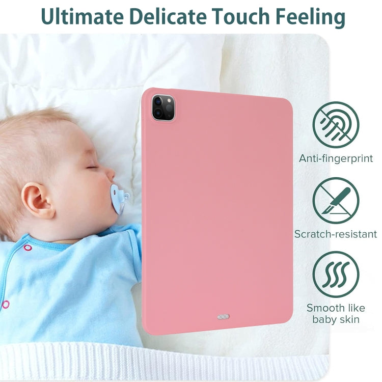 For iPad Pro 13 2024 Oil Spray Skin-friendly TPU Tablet Case(Pink) - iPad Pro 13 2024 Cases by PMC TechLife | Online Shopping South Africa | PMC TechLife | Buy Now Pay Later Mobicred