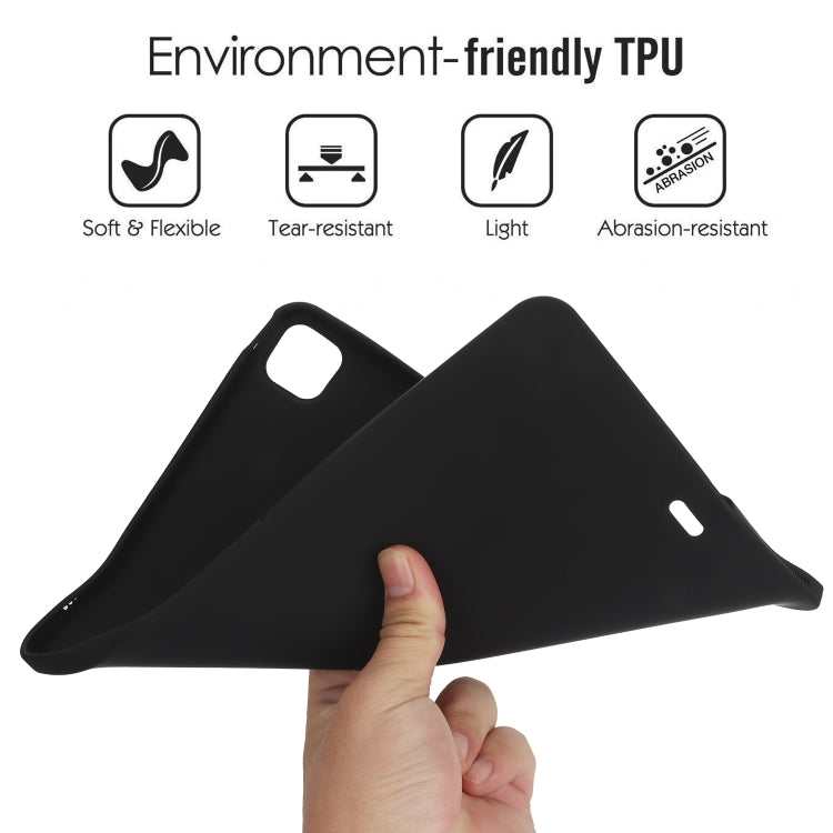 For iPad Pro 13 2024 Oil Spray Skin-friendly TPU Tablet Case(Black) - iPad Pro 13 2024 Cases by PMC TechLife | Online Shopping South Africa | PMC TechLife | Buy Now Pay Later Mobicred