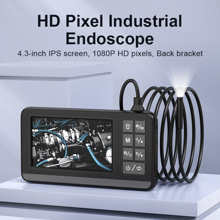 P005 8mm Single Lenses Industrial Pipeline Endoscope with 4.3 inch HD Screen, Spec:1m Tube -  by PMC TechLife | Online Shopping South Africa | PMC TechLife | Buy Now Pay Later Mobicred