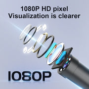P005 8mm Single Lenses Industrial Pipeline Endoscope with 4.3 inch HD Screen, Spec:1m Tube