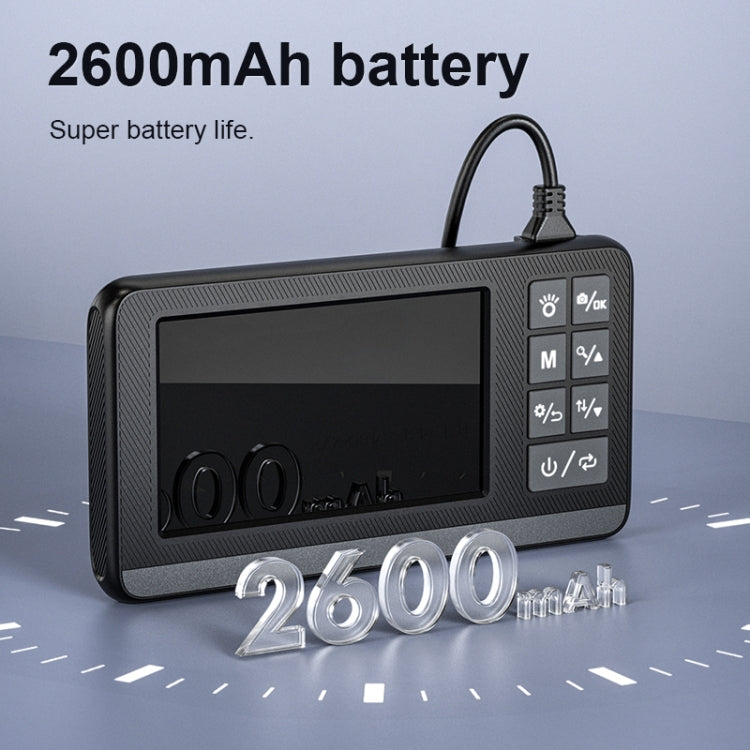 P005 8mm Single Lenses Industrial Pipeline Endoscope with 4.3 inch HD Screen, Spec:3m Tube