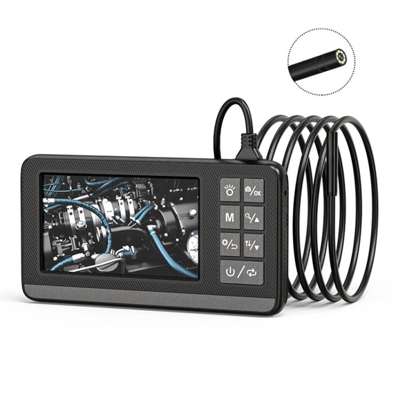 P005 8mm Single Lenses Industrial Pipeline Endoscope with 4.3 inch HD Screen, Spec:3m Tube