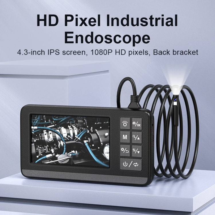 P005 8mm Dual Lenses Industrial Pipeline Endoscope with 4.3 inch HD Screen, Spec:3m Tube - free shipping - PMC TechLife - Order now!
