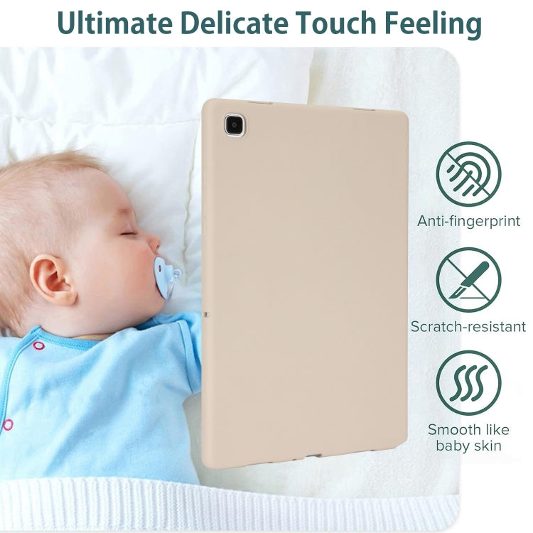 For Samsung Galaxy Tab S9 Oil Spray Skin-friendly TPU Tablet Case(Milk White) - free shipping - PMC Jewellery - Order now!