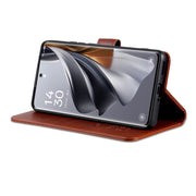 For Xiaomi Redmi K70 / K70 Pro AZNS Sheepskin Texture Flip Leather Phone Case(Brown)
