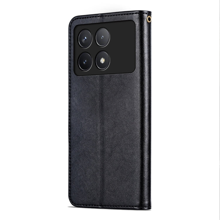For Xiaomi Redmi K70 / K70 Pro AZNS Sheepskin Texture Flip Leather Phone Case(Black) - K70 Pro Cases by AZNS | Online Shopping South Africa | PMC TechLife | Buy Now Pay Later Mobicred