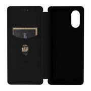 For Sony Xperia 10 VI 2024 Carbon Fiber Texture Flip Leather Phone Case(Black)