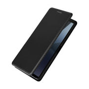 For Sony Xperia 10 VI 2024 Carbon Fiber Texture Flip Leather Phone Case(Black)