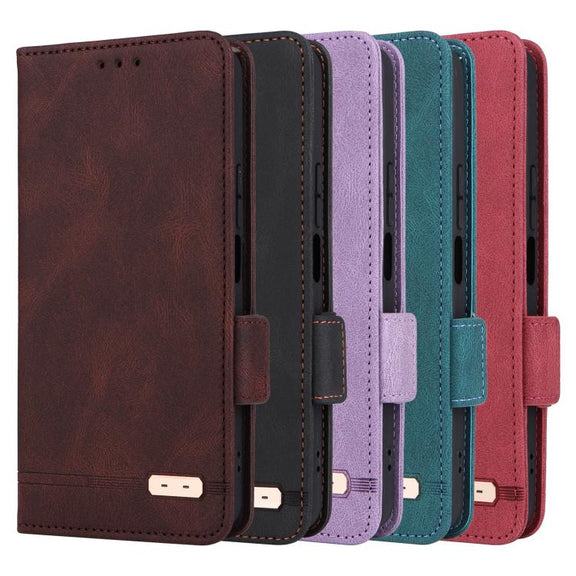 For Honor X50i / 90 Lite Magnetic Clasp Flip Leather Phone Case(Black)