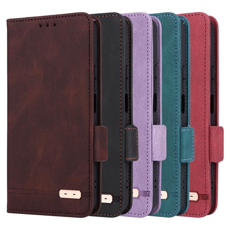 For Honor X50i / 90 Lite Magnetic Clasp Flip Leather Phone Case(Black)